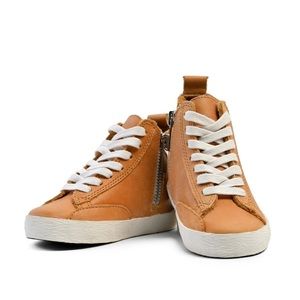 Piper Finn Natural - High Top Leather Sneakers 6C